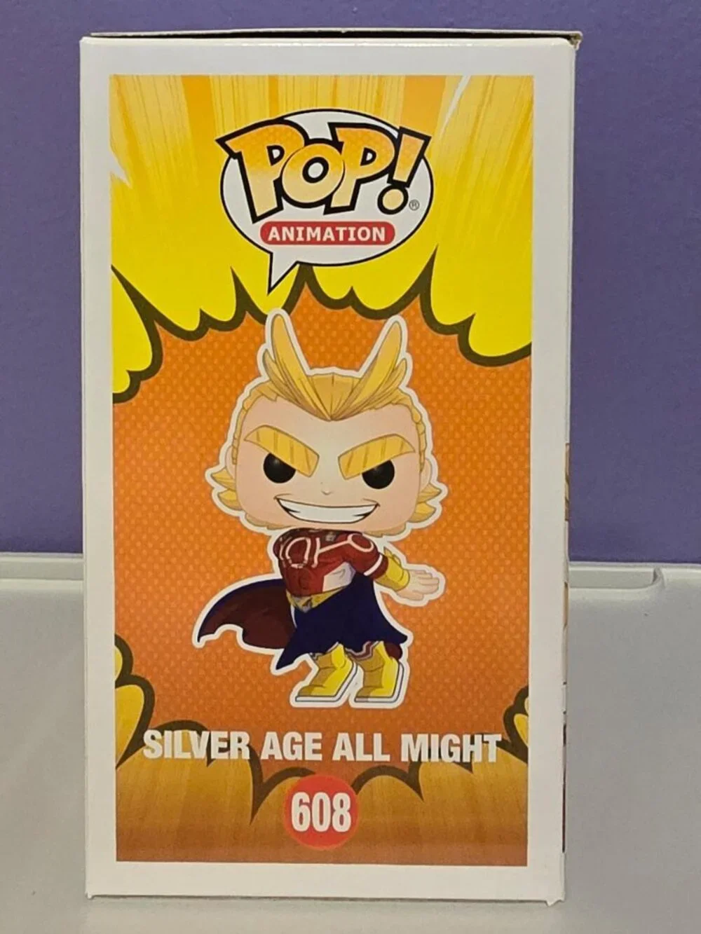 Funko Pop! My Hero Academia - Silver Age All Might #608 (GITD) - Hot Topic Excl.